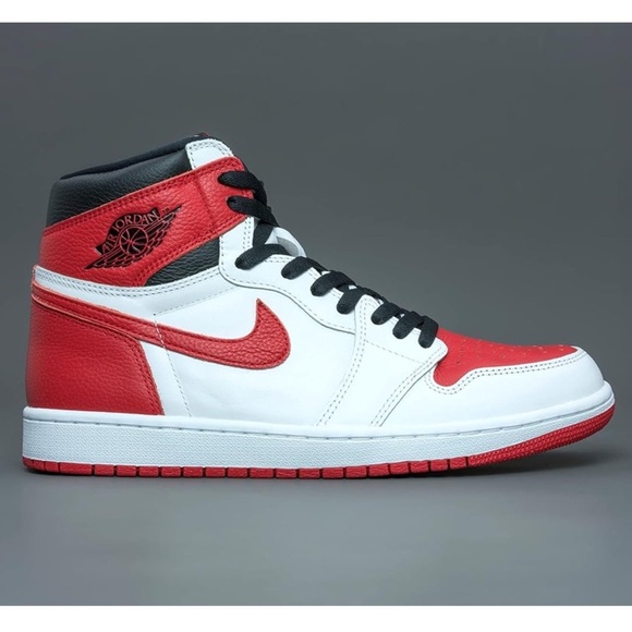 Mens Jordan 1 Retro High OG Heritage - Red/White/Black | PRELOVED!!👟👟 - Picture 1 of 7